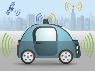 autonomous cars, electric drive train and on-demand mobility